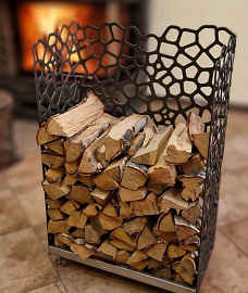 Дровница на колесиках Хольцваген